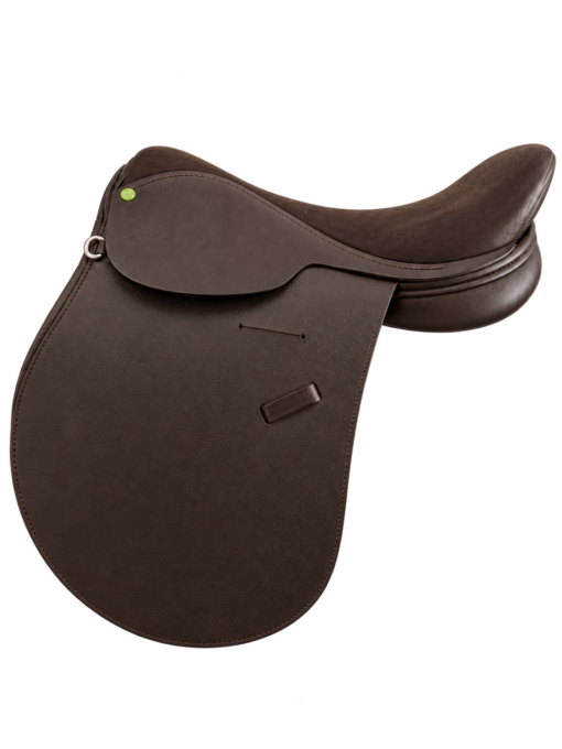 Bauti polo saddle, all brown leather