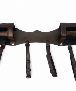 Leather and cordura ball bag