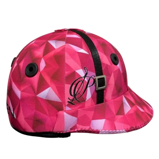 Diamond Pink polo helmet