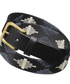 "Sierra" embroidered leather belt