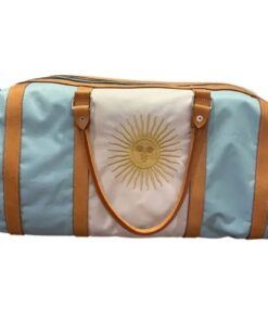 Large leather and cordura polo bag, Argentina